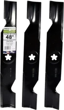 3 Blade Set For 48" Mower Deck Husqvarna GT48DXLS YTH2348 Craftsman GT5000 D2000