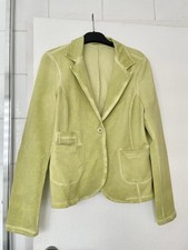 Damen Blazer Jacke Gr. 42 Grün Made In italy