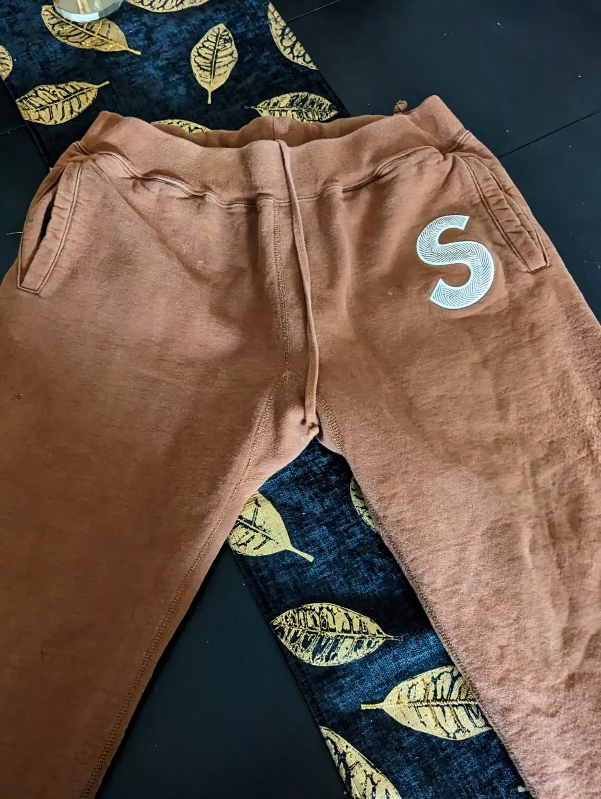 Pantalon de survêtement homme logo Supreme S FW18 (moyen)