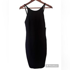 Lulus Women’s Bodycon Dress Black Sleeveless Small
