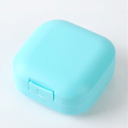 Jabonera portátil sellada de viaje estuche de almacenamiento contenedor con tapa baño❥ - Imagen 18 de 20