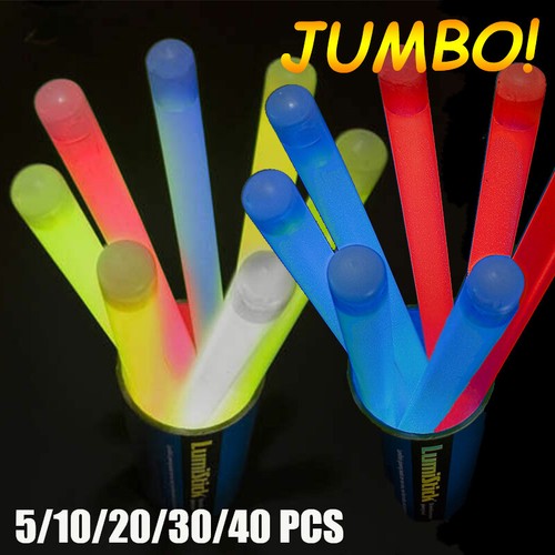 16 inch Jumbo Glow Sticks Multi Color Party Light Stick Glow Stick Super Bright eBay