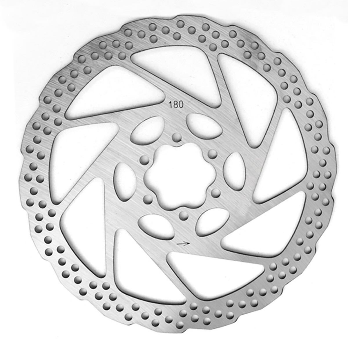 Disco freno mountain bike acciaio inox bicicletta pastiglia 160 mm 180 mm dischi freno foto 3