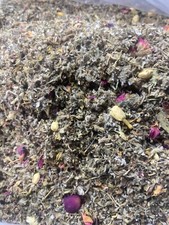 tulsi holy basil jasmine rose damiana raspberry leaf mullein no.71