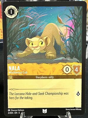 Disney Lorcana Shimmering Skies #2 Nala | eBay
