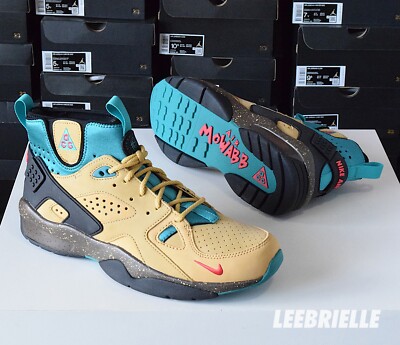 Size 10.5 - Nike ACG Air Mowabb Twine Fusion Red Gold DC9554-700
