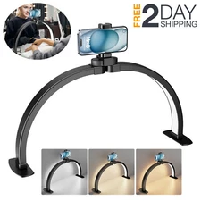 Lampara LED Para Mesa De Manicurista Uñas Gel Profesional Con Soporte Teléfono
