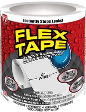 Flex Tape, White, 4-In. x 5-Ft.