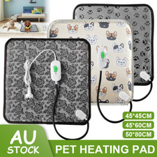 Waterproof Electric Pet Heat Pad Heated Heating Mat Blanket Dog Cat Bunny Bed AU