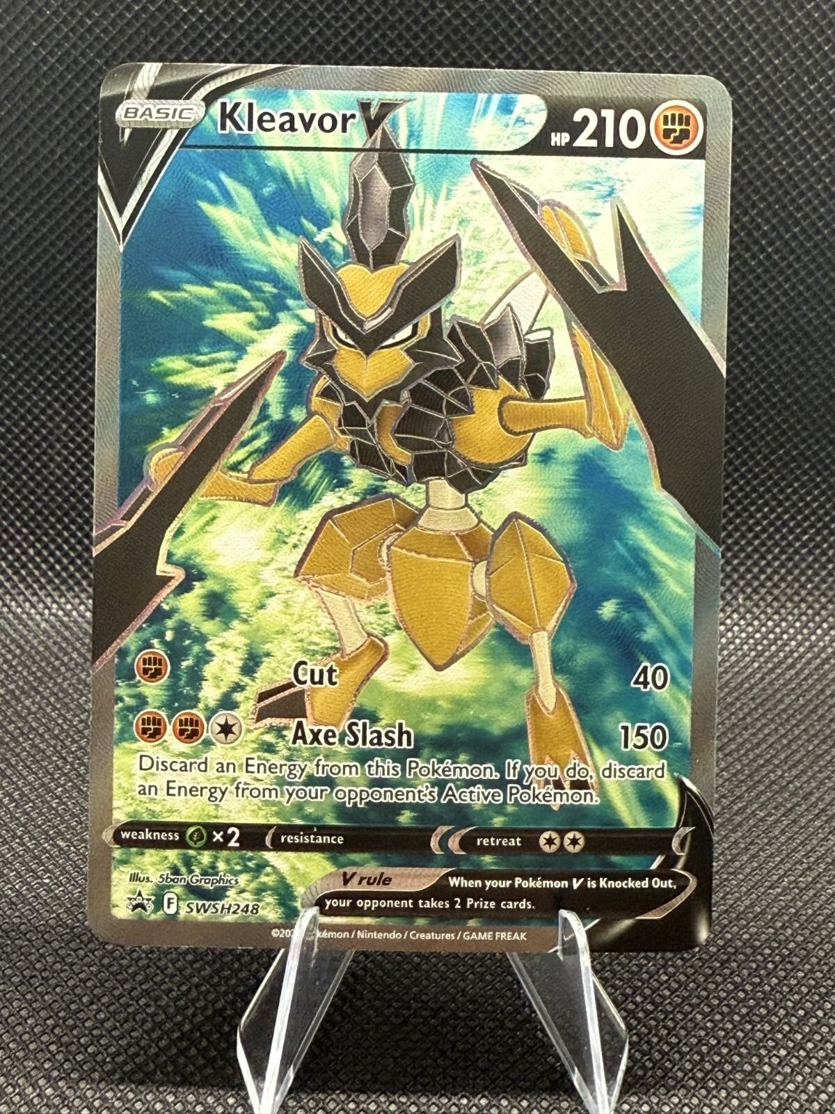 Kleavor V | SWSH248 | Pokemon | Sword & Shield Promo Card | 50% off 2nd Item