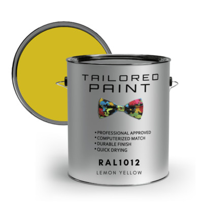 RAL1012 ZITRONENGELB SATIN uPVC Fenster & Tür 1K Pinsel oder Spray On