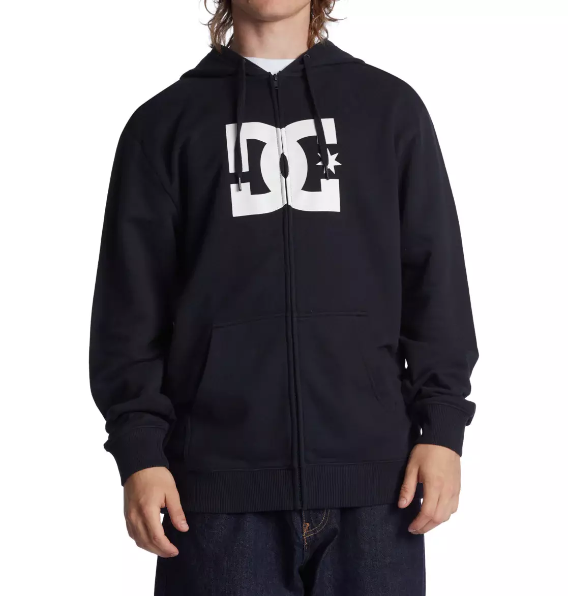 Star zip deals up hoodie