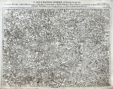 Saarland Original Kupferstich Landkarte Iaeger 1789