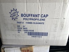 100 Bouffant Caps Polypropylene Hair Net 24"