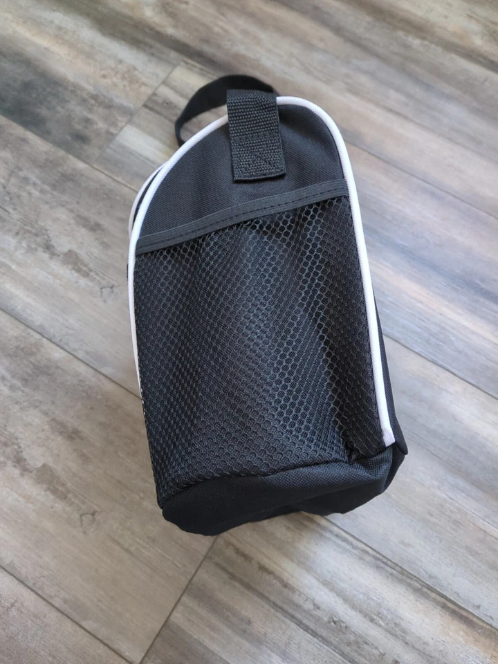 Raro bolso refrigerador Pomo blanco castillo duro aislado con correa ajustable de 10" de alto Foto 4 de 4