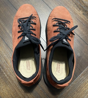 Samuel Hubbard Flight Low-Top Rust Nubuck Leather Lace-Up  display picture 1