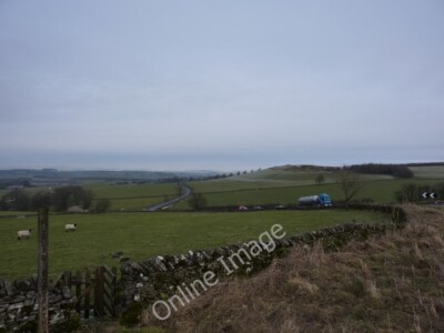 Foto 6x4 Fußweg hinunter nach Chelmorton flach dies ist auf der A5270, Ol c2010