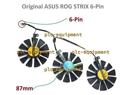 ASUS ROG STRIX GTX 980 1060 1070 1080 Ti R9 390 Triple Fan 6Pin FDC10U12S9-C 