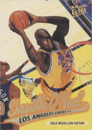 1996-97 Fleer Ultra ON THE BLOCK #135 Shaquille O'Neal SHAQ - NM