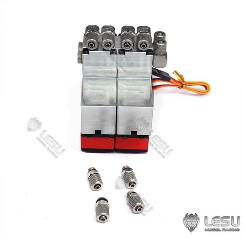 LESU RC 1/14 Excavator Reversing Valve 2CH Servo Hydraulic Dump Truck Loader - Picture 3 of 4