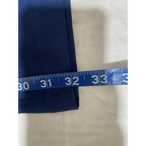 $128 Cupcakes And Cashmere Women's Blue Solid Sleeveless Crepe Jumpsuit Size Med - Picture 9 of 12