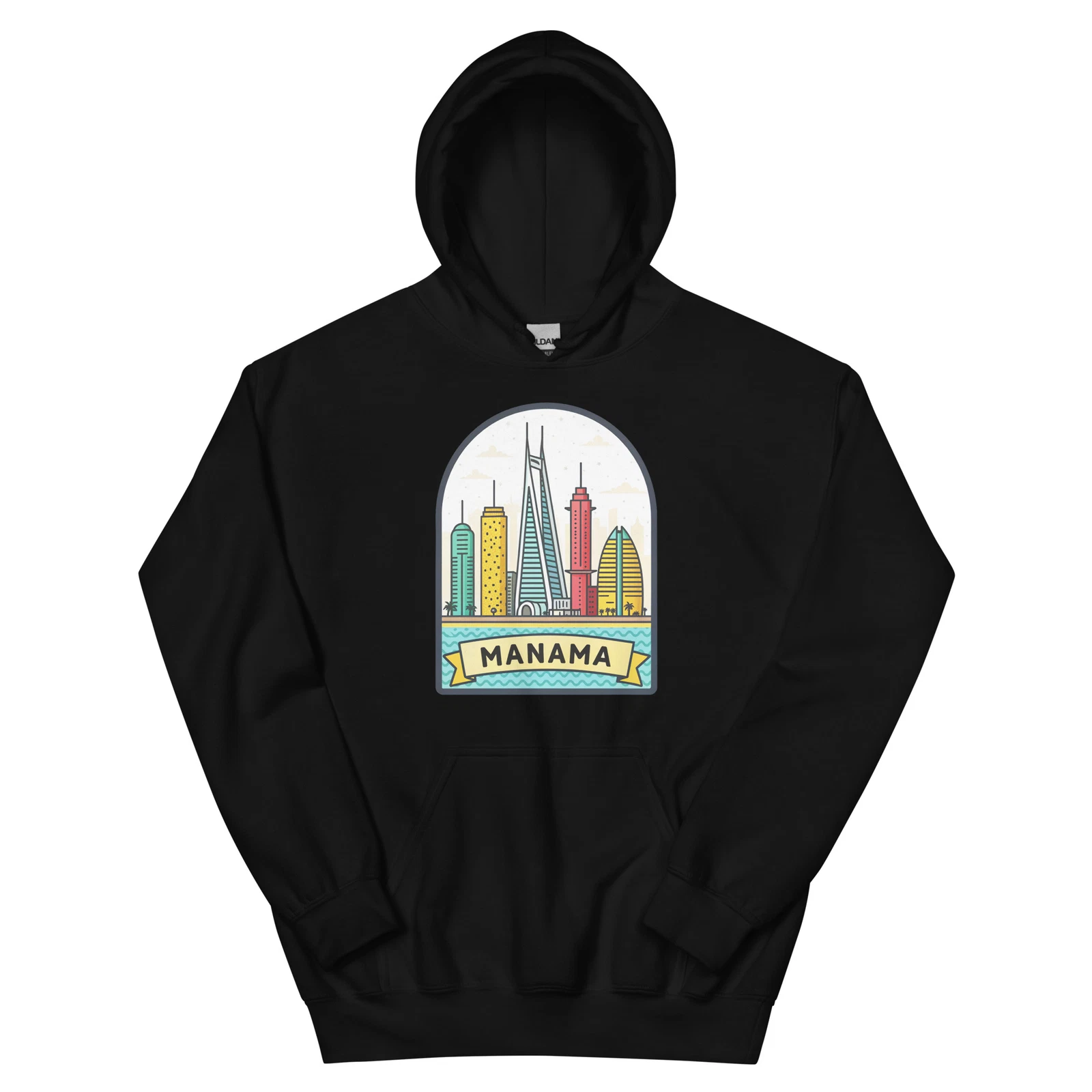 Manama World Travel Urban Area City Hoodie