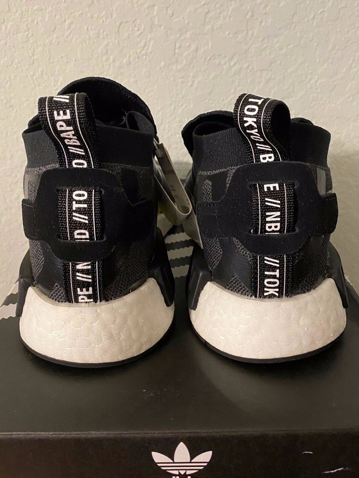 neighborhood bape nmd stealth shoes