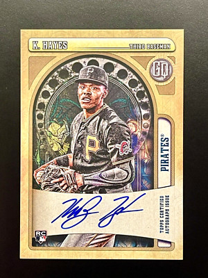 2021 Topps Gypsy Queen Ke'Bryan Hayes #GQA-KH On-Card AUTO ROOKIE RC MINT