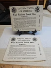 WAR RATION BOOKS  WW2  Book 1  WWII military stamps San Diego California (OK