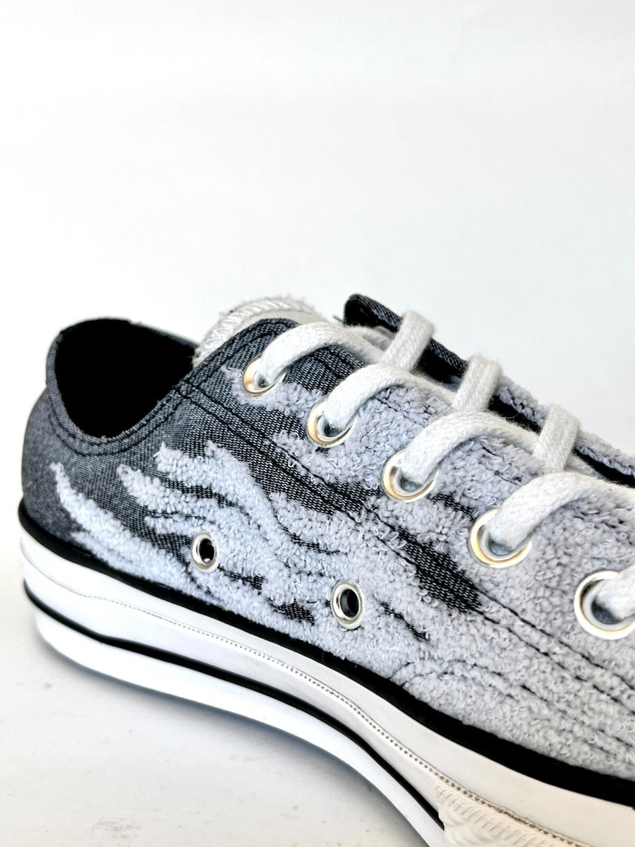 Converse Archive Flames Chuck 1970s Low Top 'Black Grey' Size 5.5