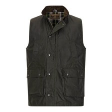 Walker & and Hawkes Men's Wax Winchester Gilet Olive Bodywarmer Hunting Shooting