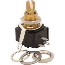 Potentiometer, Bourns, Audio, Knurled Shaft, 24mm, Resistance: 500 k