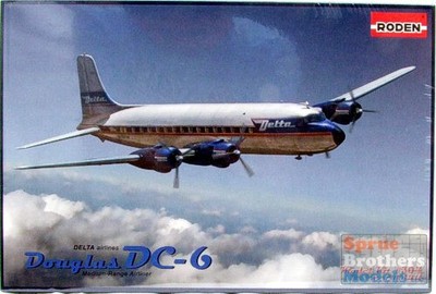 ROD304 1:144 Roden Douglas DC-6 Delta Air Lines #304