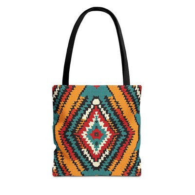 Tote Bag (AOP) - 3D Aztec 7
