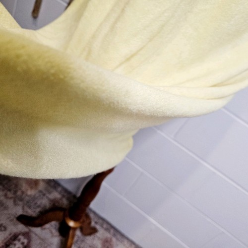 Eclipse Sydney Vintage Yellow Terrycloth Dress Size M/L Pool Beach Cover-up 70s - Picture 4 of 11
