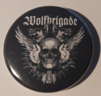 1x Wolfbrigade Button Punk Crust Punk Hardcore HC Metal