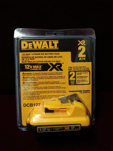 Аккумулятор dewalt dcb127