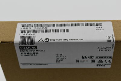 2022 1PCS NEW IN BOX Siemens 6ES7521-1BH10-0AA0 PLC Module 6ES75211BH100AA0