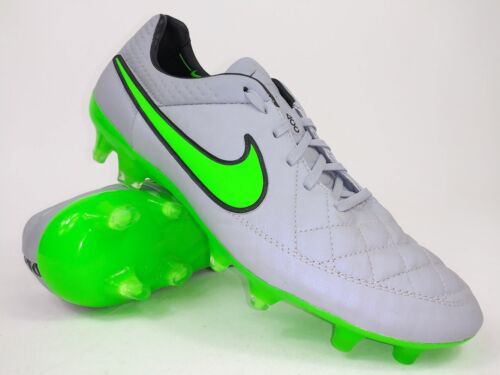 Nike Mens Rare Tiempo Legend V FG 631518 030 Gray Soccer Cleats Shoes