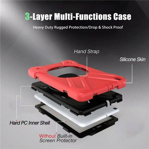 For Samsung Galaxy Tab A 8.0 10.1 10.5 S6 S7 Case Heavy Duty Armor Stand Cover - Picture 47 of 81