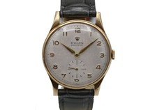Rare 1964 9K Gold Vintage Rolex Precision 12868 31mm c.1963