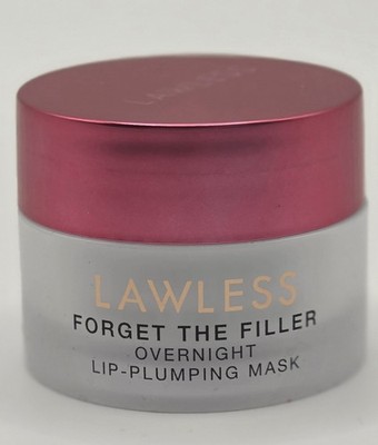 Lawless Forget The Filler Overnight Lip-Plumping Mask Juicy Watermelon .28 oz