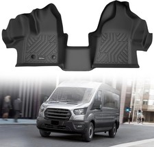 KARPAL Floor Mats Front Liner Fit for 2015-2021 Ford Transit 150/250/350/350HD