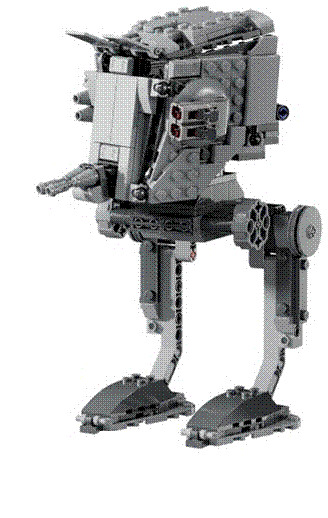 LEGO smart AT-ST ONLY from Attack On Endor set 75424 (NO minifigures just AT-ST)