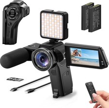 Cámara 8K 75MP Vlogging WiFi con Micrófono ...