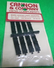 Cannon & Co. HO #1002 EMD Hood Unit Doors 18"x78" 3 Hinges, 2 Latches (3,2,0)