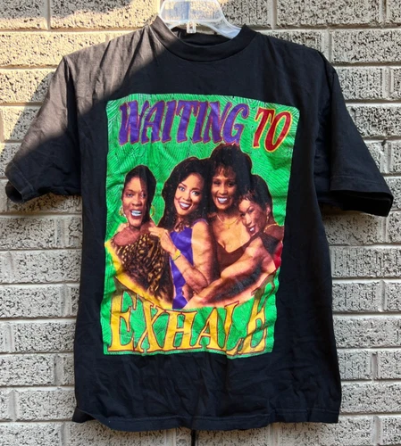 90s Waiting To Exhale Whitney Houston Double Si 1990s vintage concert t-shirt, vintage, single stitch, B+ condition