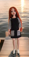 TONNER ELLOWYNE, TYLER & GRACE BLACK & WHITE DRESS UNBRANDED NEW (R69)