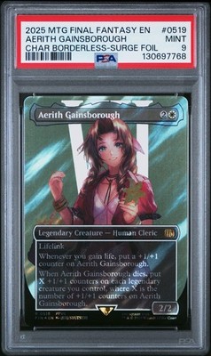 MTG エアリスAerith Gainsborough Surge FOIL Aerith Gainsborough (Borderless) (Surge Foil) Final Fantasy Foil