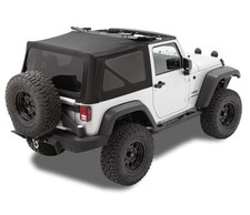 Bestop 79846-17 Replace-a-top Soft Top Matte Black For 2010-2017 Jeep Wrangler